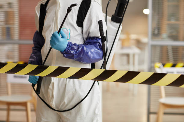 Professional Biohazard technician working in Beach City, TX